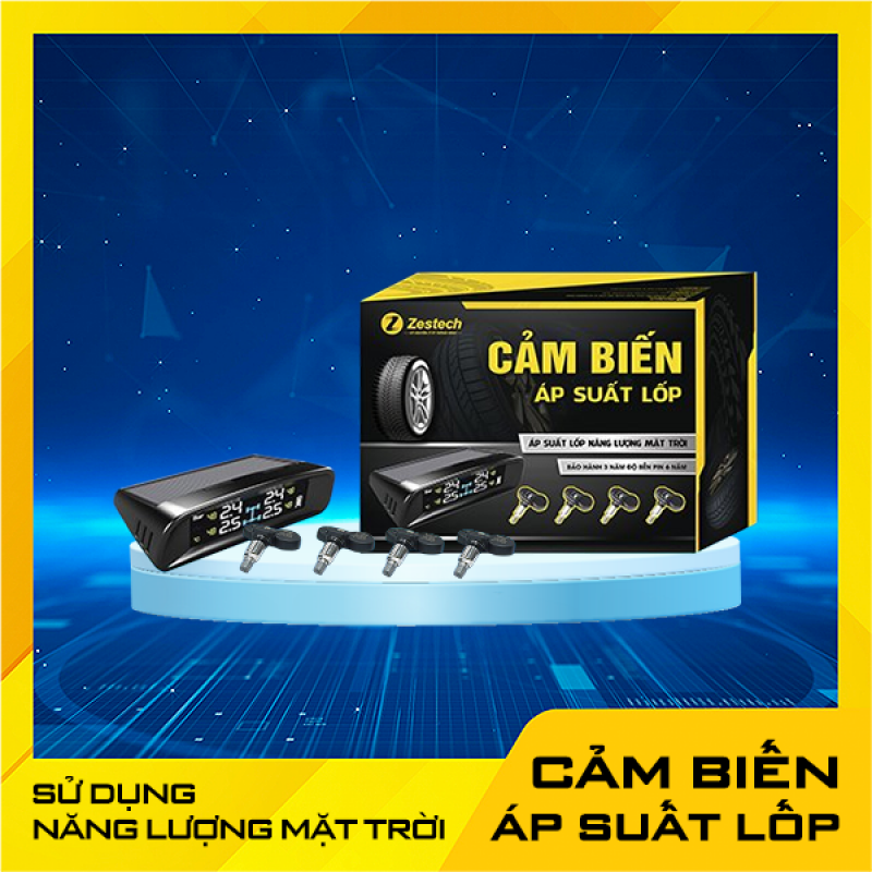 Cảm biến áp suất lốp năng lượng mặt trời Zestech