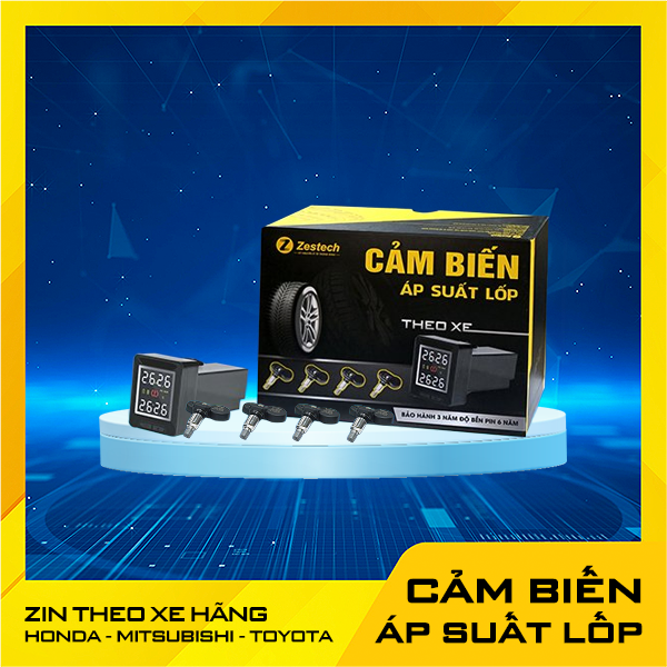 Cảm biến áp suất lốp theo xe - Zestech